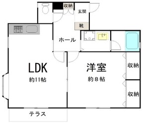 つかさハイツの物件間取画像